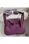 Hermes Mini Lindy Handmade Bag In Anemone Swift Leather Replica