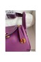 Hermes Mini Lindy Handmade Bag In Anemone Swift Leather Replica