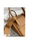 Hermes Mini Lindy Handmade Bag In Biscuit Clemence Leather Replica