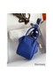 Hermes Mini Lindy Handmade Bag In Blue Electric Clemence Leather Replica