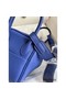 Hermes Mini Lindy Handmade Bag In Blue Electric Clemence Leather Replica