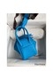 Hermes Mini Lindy Handmade Bag In Blue Frida Clemence Leather Replica