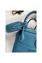Hermes Mini Lindy Handmade Bag In Blue Jean Clemence Leather Replica