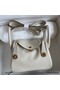 Hermes Mini Lindy Handmade Bag In Craie Swift Leather Replica