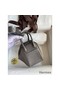 Hermes Mini Lindy Handmade Bag In Etain Clemence Leather Replica
