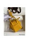 Hermes Mini Lindy Handmade Bag In Jaune Ambre Clemence Leather Replica