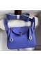 Hermes Mini Lindy Handmade Bag In Lilas Swift Leather Replica