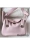 Hermes Mini Lindy Handmade Bag In Mauve Pale Swift Leather Replica