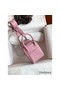 Hermes Mini Lindy Handmade Bag In Pink Clemence Leather Replica