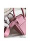 Hermes Mini Lindy Handmade Bag In Pink Clemence Leather Replica