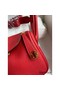 Hermes Mini Lindy Handmade Bag In Red Clemence Leather Replica