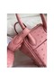 Hermes Mini Lindy Handmade Bag In Rose Sakura Ostrich Leather Replica