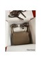 Hermes Mini Lindy Handmade Bag In Taupe Clemence Leather Replica
