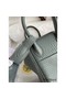 Hermes Mini Lindy Handmade Bag In Vert Amande Clemence Leather Replica