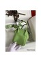 Hermes Mini Lindy Handmade Bag In Vert Criquet Clemence Leather Replica