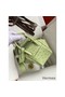 Hermes Mini Lindy Handmade Bag In Vert Criquet Ostrich Leather Replica