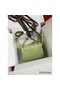 Hermes Mini Lindy Handmade Bag In Vert Criquet Ostrich Leather Replica