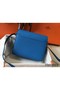 Hermes Mini Sac Roulis 18cm Bag In Blue Hydra Evercolor Calfskin Replica