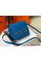 Hermes Mini Sac Roulis 18cm Bag In Blue Hydra Evercolor Calfskin Replica