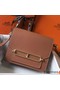 Hermes Mini Sac Roulis 18cm Bag In Brown Evercolor Calfskin Replica