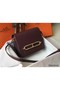 Hermes Mini Sac Roulis 18cm Bag In Burgundy Evercolor Calfskin Replica