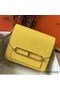 Hermes Mini Sac Roulis 18cm Bag In Yellow Evercolor Calfskin Replica