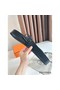 Hermes Nathan 40MM Belt with Matte Buckle in Black Clemence Leather Replica