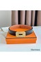 Hermes Neo Reversible Belt 32MM in Gold Clemence Leather Replica