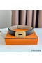 Hermes Neo Reversible Belt 32MM in Trench Clemence Leather Replica