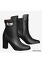 Hermes Noir Joueuse Ankle Boots Replica