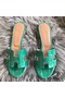 Hermes Oasis Sandals In Bamboo Shiny Niloticus Crocodile Replica