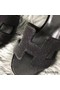 Hermes Oasis Sandals In Black Suede with Rhinestone Replica