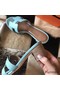 Hermes Oasis Sandals In Blue Atoll Epsom Leather Replica