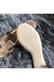 Hermes Oasis Sandals In Champagne Swift Leather Replica