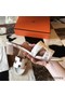 Hermes Oasis Sandals In Himalaya Matte Niloticus Crocodile Replica
