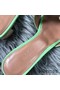 Hermes Oasis Sandals In Vert Criquet Epsom Leather Replica