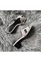 Hermes Oasis Sandals In White Suede with Rhinestone Replica