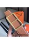 Hermes Officier Belt Buckle & Brown 38MM Strap Replica