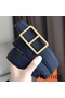Hermes Officier Belt Buckle & Navy 38MM Strap Replica