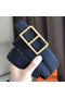 Hermes Officier Belt Buckle & Navy 38MM Strap Replica