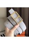 Hermes Officier Belt Buckle & White 38MM Strap Replica