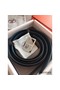 Hermes Officier Reversible 38mm Belt In Blue Clemence Leather Replica