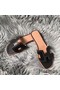 Hermes Oran Perforated Sandals In Black Swift Leather Replica