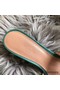 Hermes Oran Perforated Sandals In Malachite Epsom Leather Replica