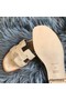 Hermes Oran Sandals In Beige Ostrich Leather Replica