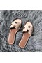 Hermes Oran Sandals In Beton Clemence Leather Replica