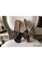 Hermes Oran Sandals In Black Epsom Leather Replica