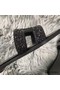 Hermes Oran Sandals In Black Suede With Black Crystal Replica