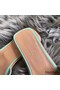 Hermes Oran Sandals In Blue Atoll Swift Leather Replica