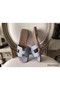 Hermes Oran Sandals In Blue Lin Epsom Leather Replica